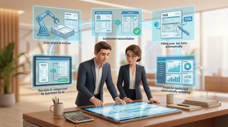 5 cas d'usage d'automatisation en comptabilité — illustration Factory 456