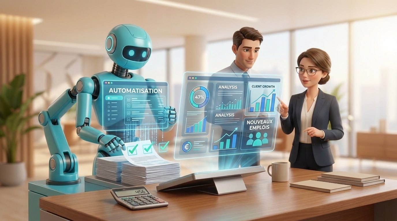 Pourquoi les robots augmentent le nombre d'emplois ? — illustration Factory 456