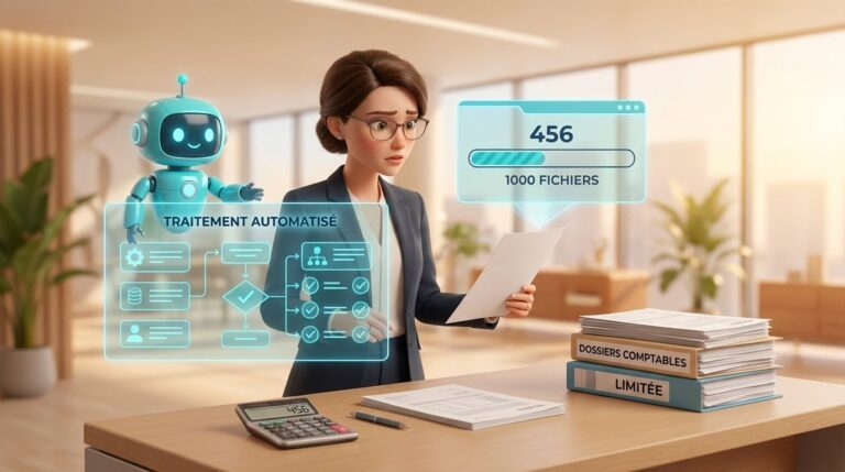 La comptabilité automatisée reste limitée chez les PME — illustration Factory 456