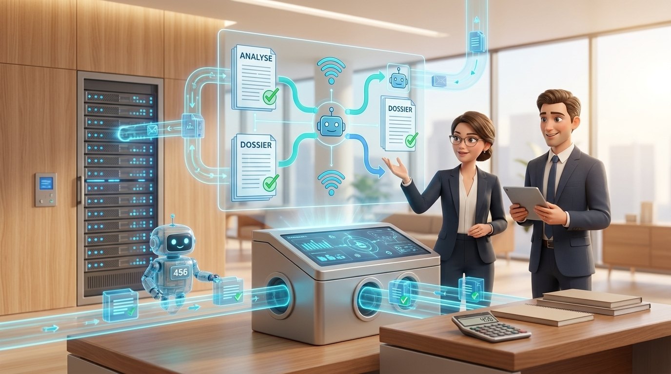 Les avantages de l’automatisation dans le secteur des télécoms ! — illustration Factory 456