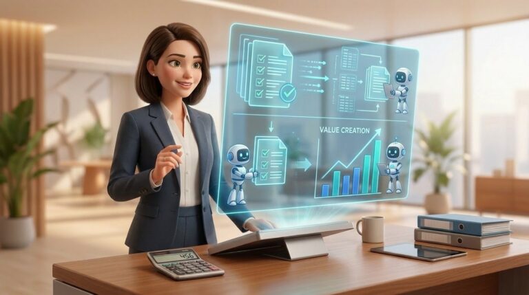 Les robots logiciels sont créateurs de valeur ! — illustration Factory 456