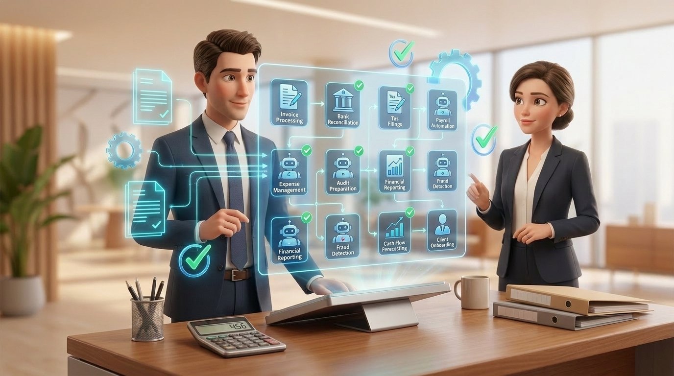 10 cas d’usage de robots pour l’Expertise Comptable — illustration Factory 456