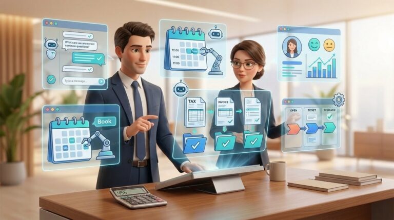 5 cas d’usage pour le service client — illustration Factory 456
