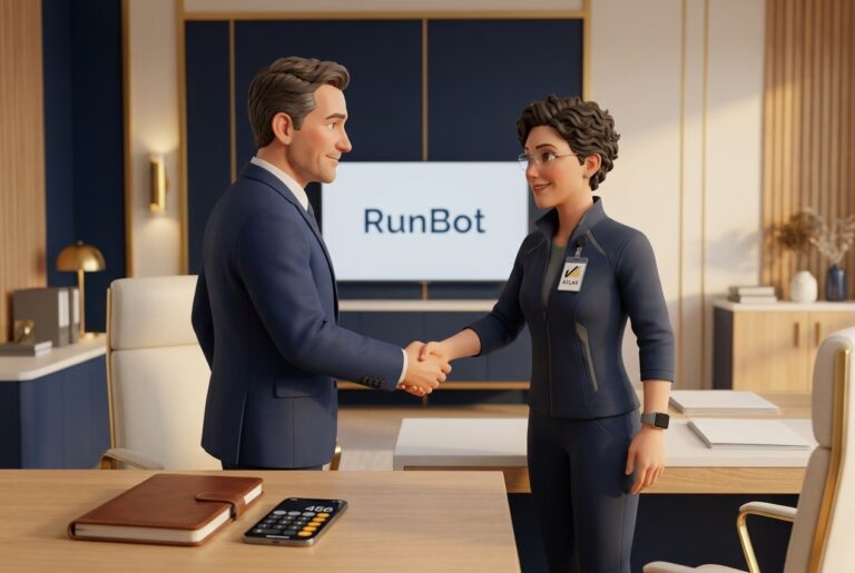 Atlas, cheffe d'orchestre des agents RunBot, scelle un partenariat avec un expert-comptable