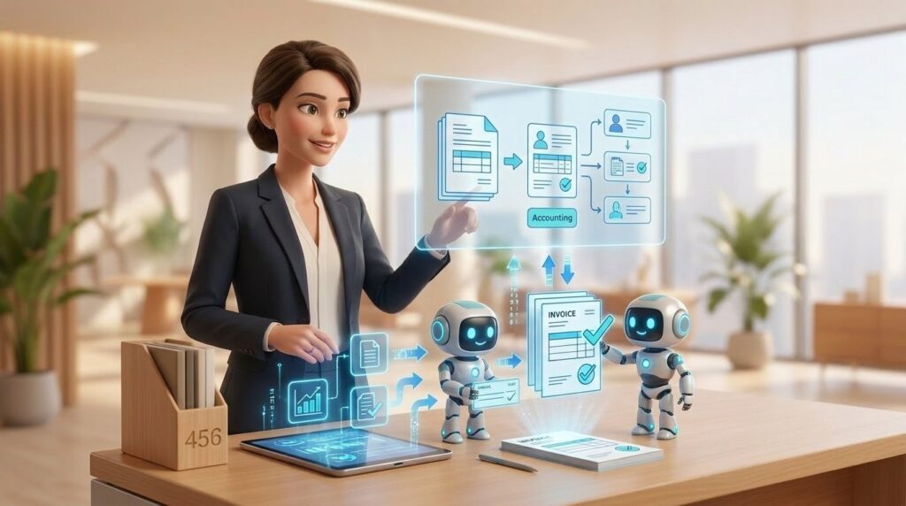 Experte-comptable et agents IA automatisant la comptabilité du cabinet