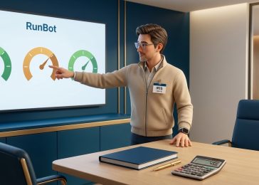 Iris, agent RunBot, contrôle les étapes de la clôture comptable sur la plateforme